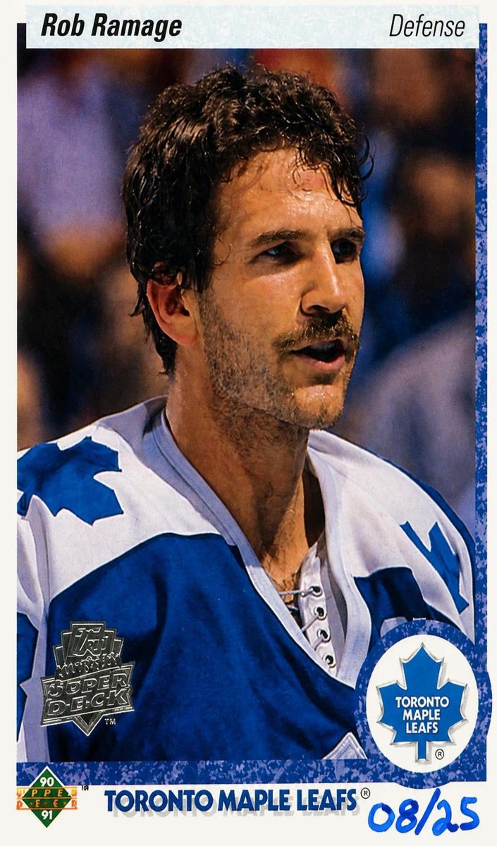 1990 Upper Deck Hockey Rob Ramage #62