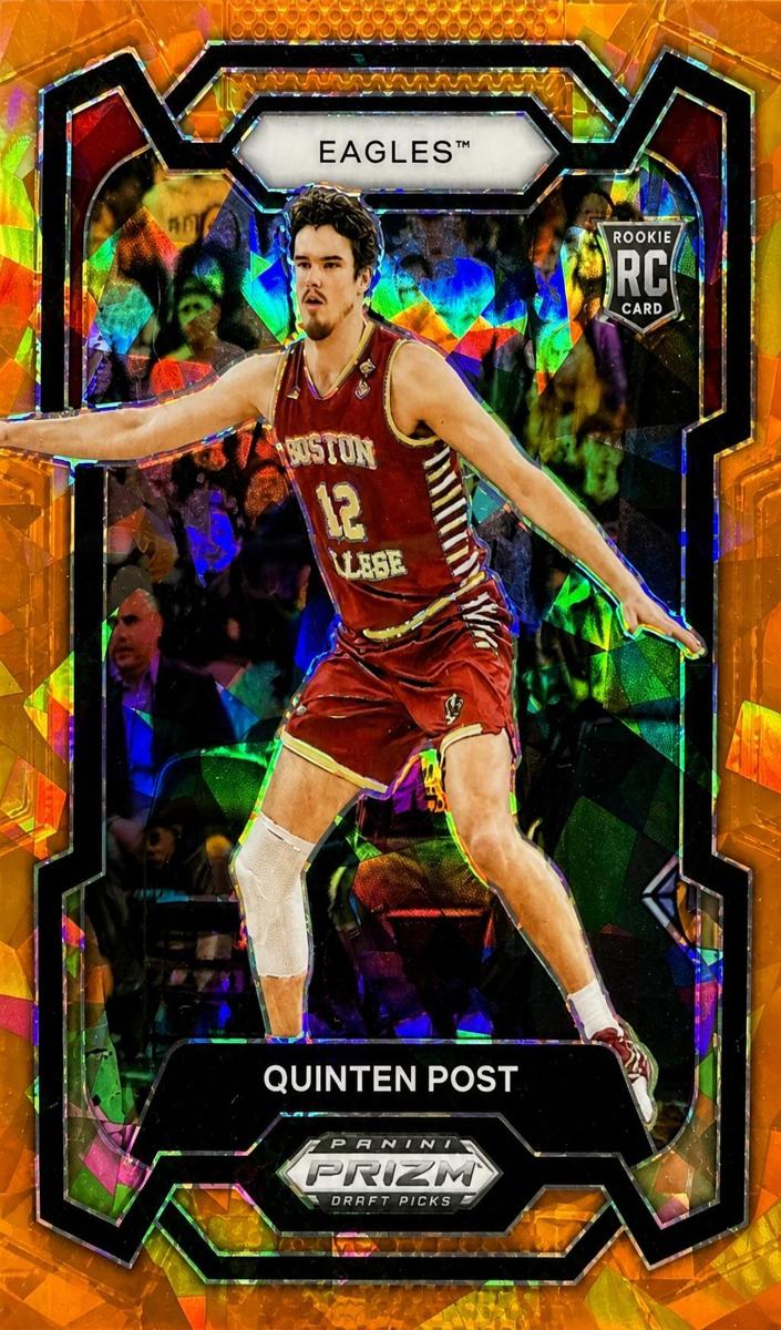 2024 Panini Prizm Draft Picks Basketball Orange Ice Quinten Post #73