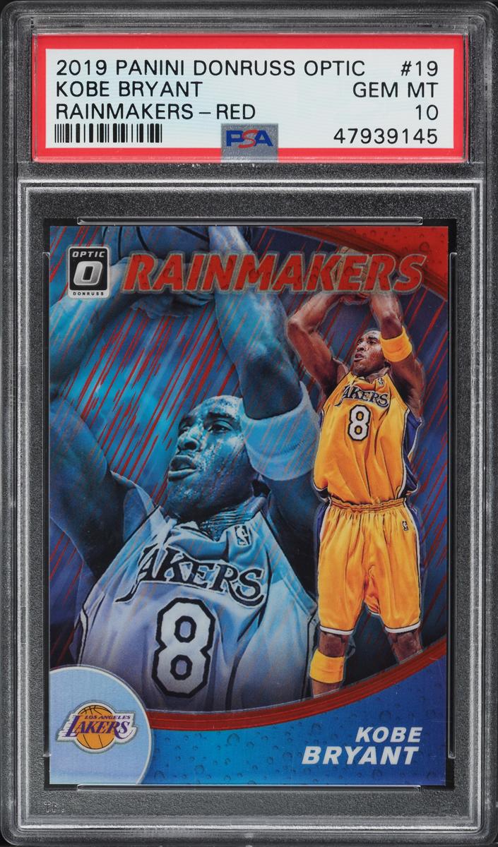 2019 Donruss Optic Basketball Red Kobe Bryant #19 PSA 10