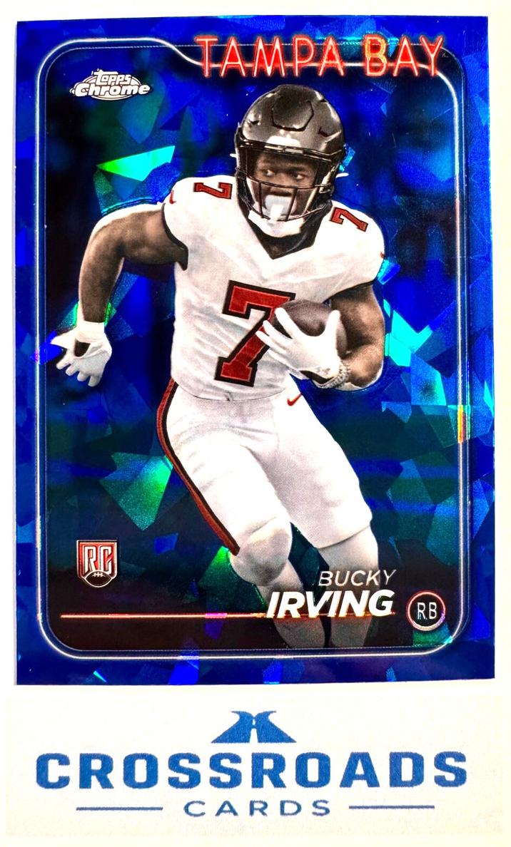 2024 Topps Chrome Sapphire Football Bucky Irving #226