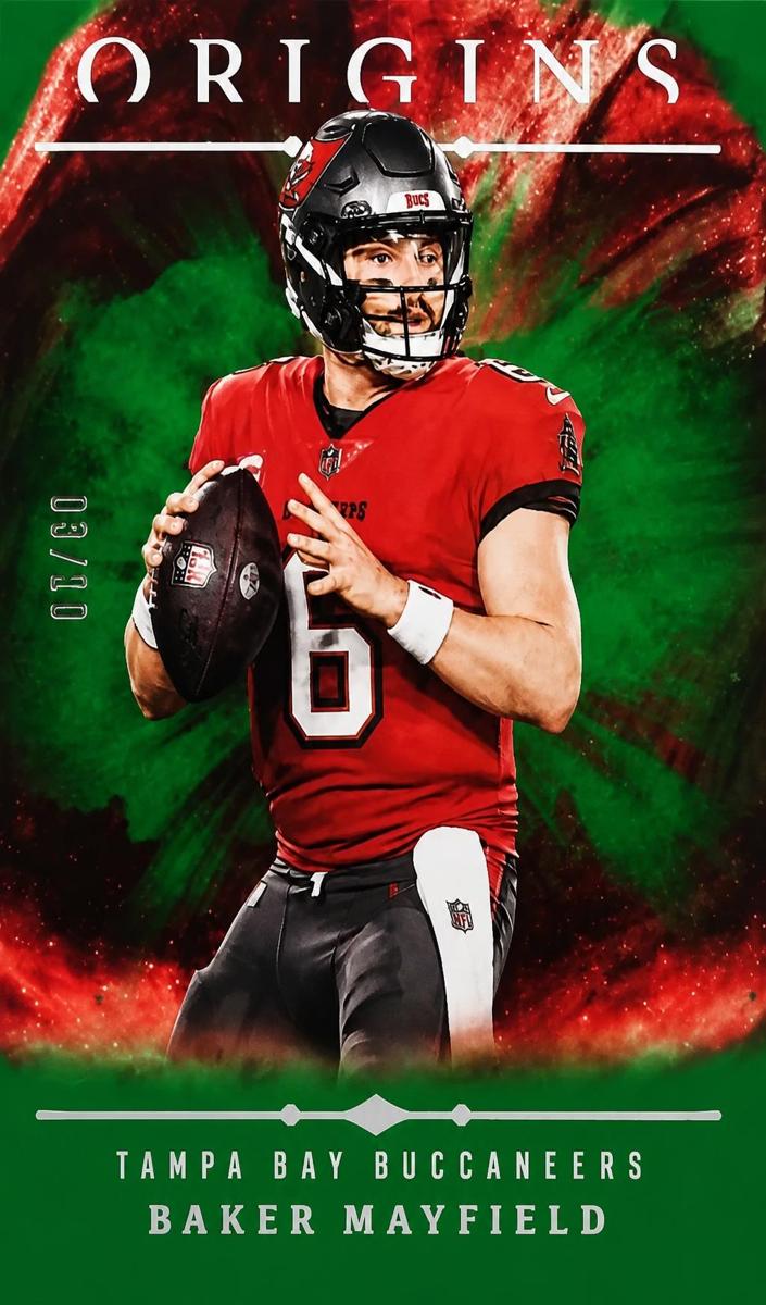 2024 Panini Origins Football Green Baker Mayfield #15