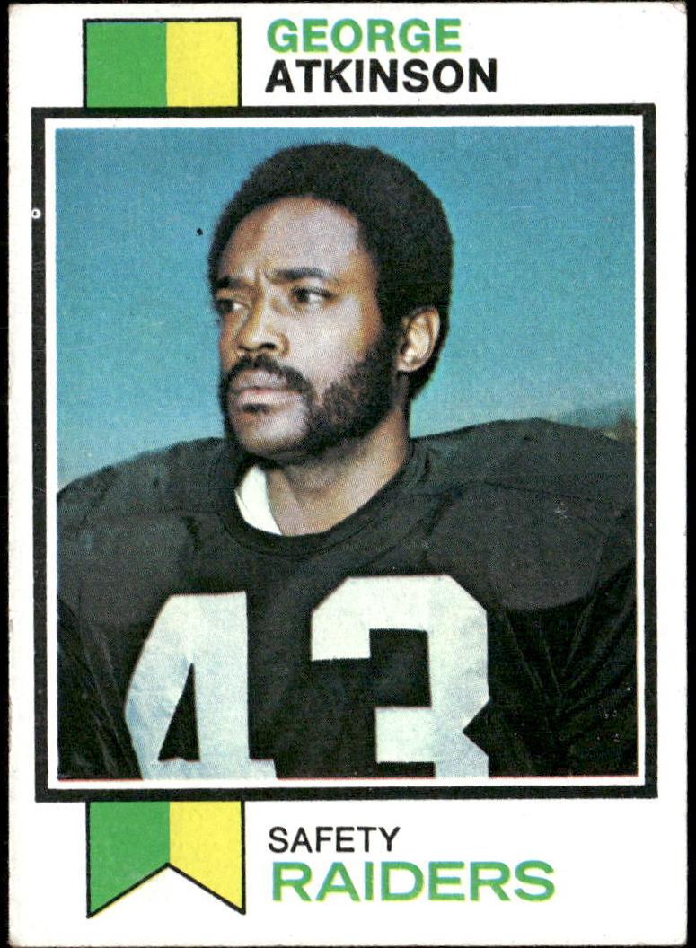 1973 Topps Football George Atkinson #187