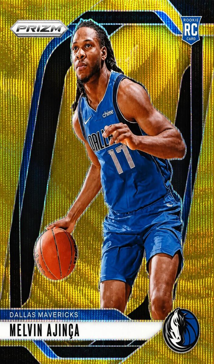 2024 Panini Prizm Basketball Gold Wave Melvin Ajinca #255
