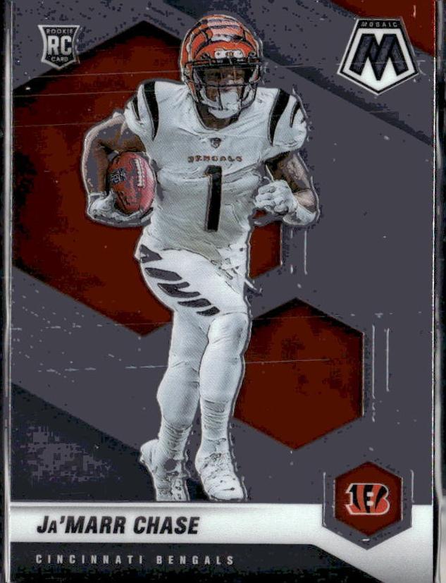 2021 Panini Mosaic Football Ja'Marr Chase #307 PSA 10