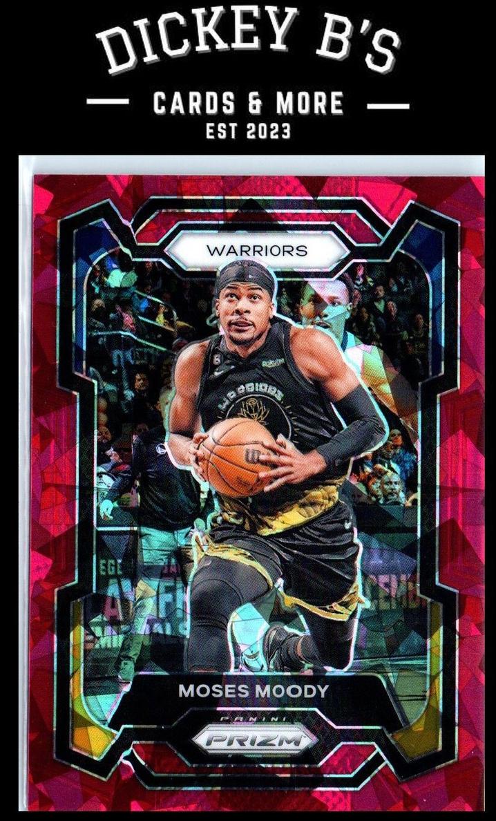 2023 Panini Prizm Basketball Red Ice Moses Moody #228