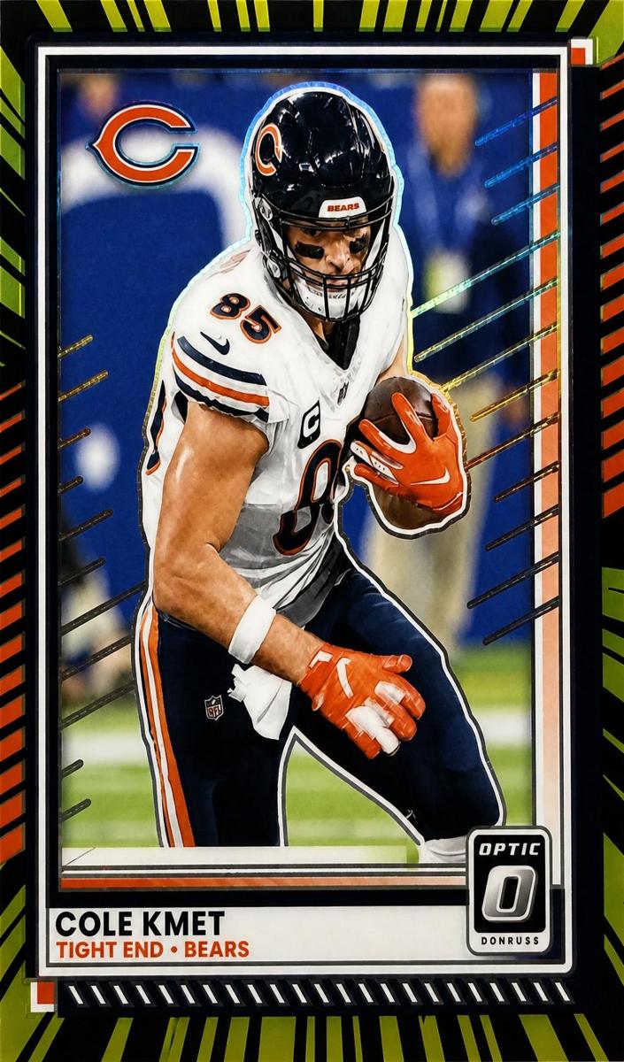 2025 Donruss Optic Football Electricity Cole Kmet #71