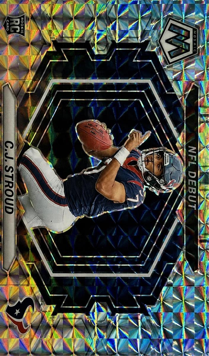 2023 Panini Mosaic Football Mosaic C.J. Stroud #ND-3 SGC 9