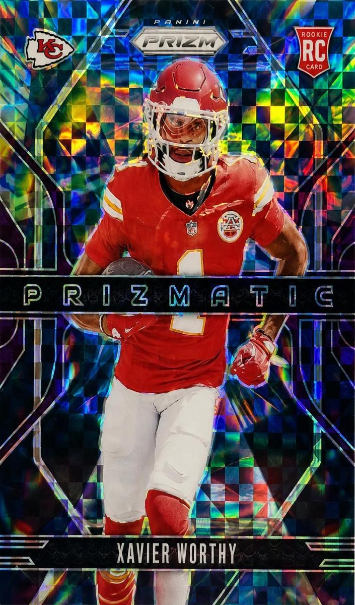 2024 Panini Prizm Football Purple Power Xavier Worthy #14