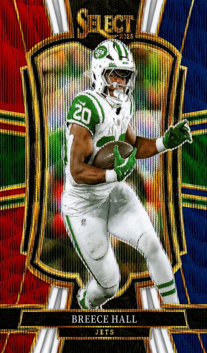 2025 Panini Select Football Tri-Color Breece Hall #175