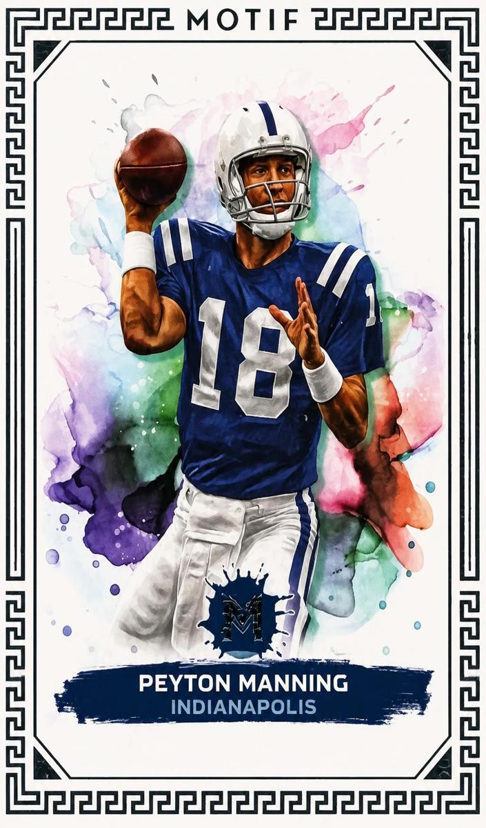 2023 Topps Motif Football Peyton Manning #97