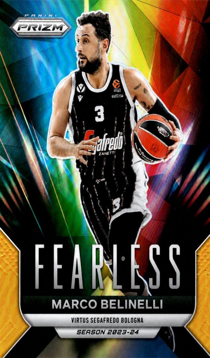 2023 Panini Prizm Turkish Airlines EuroLeague Basketball Gold Marco Belinelli #1