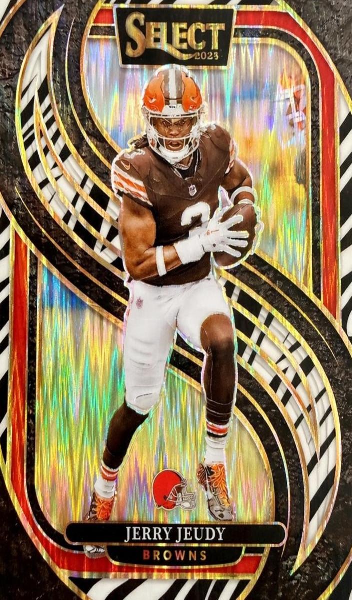 2024 Panini Select Football Zebra Jerry Jeudy #169
