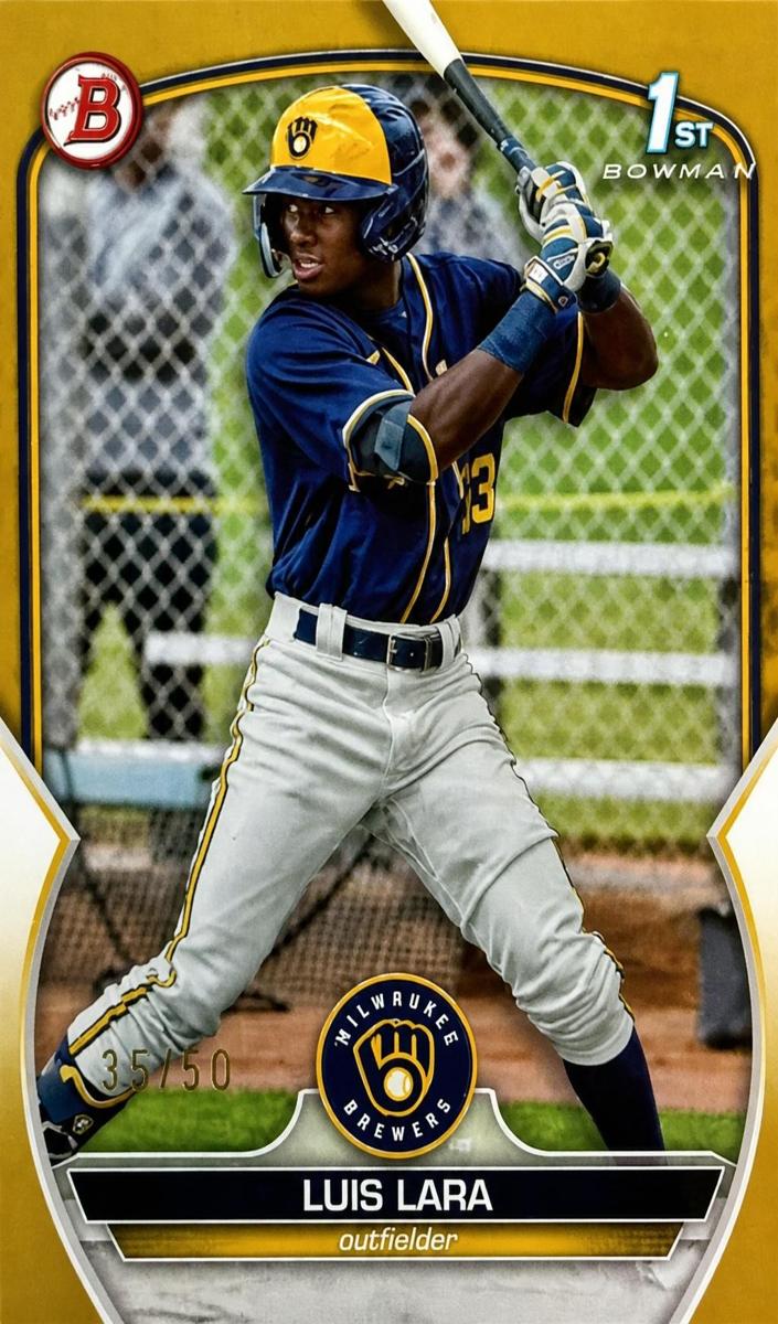2023 Bowman Prospects Baseball Gold Luis Lara #BP-100