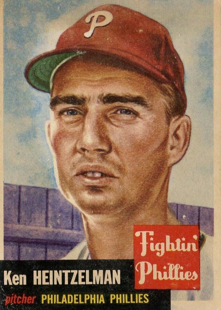 1953 Topps Baseball Ken Heintzelman #136 PSA 6