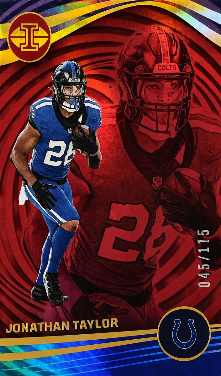 2023 Panini Illusions Football Trophy Collection Red Jonathan Taylor #45