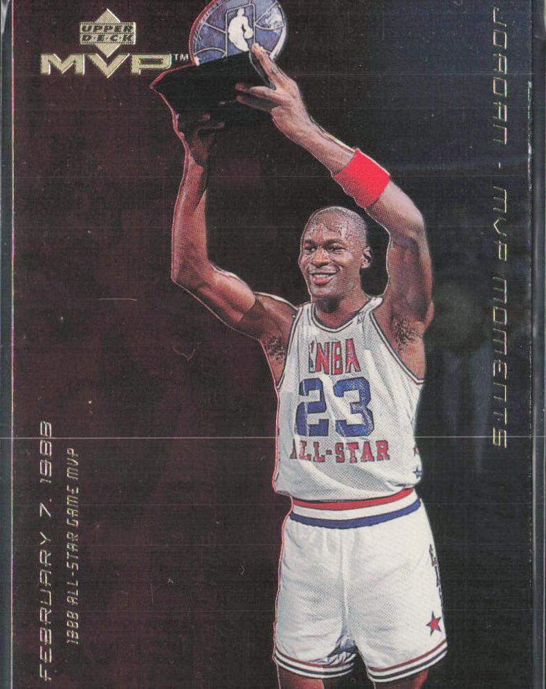 1999 Upper Deck MVP Basketball Michael Jordan #MJ6 PSA 8