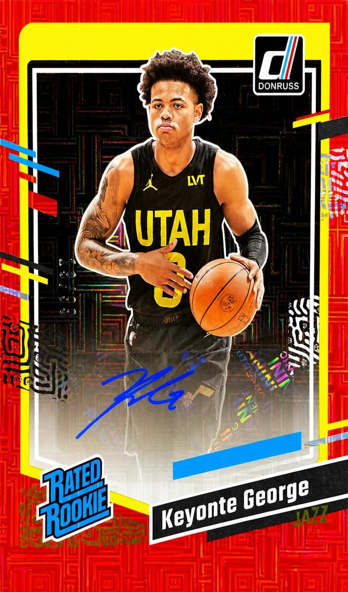 2023 Panini Donruss Basketball Choice Red Keyonte George #286 PSA 9