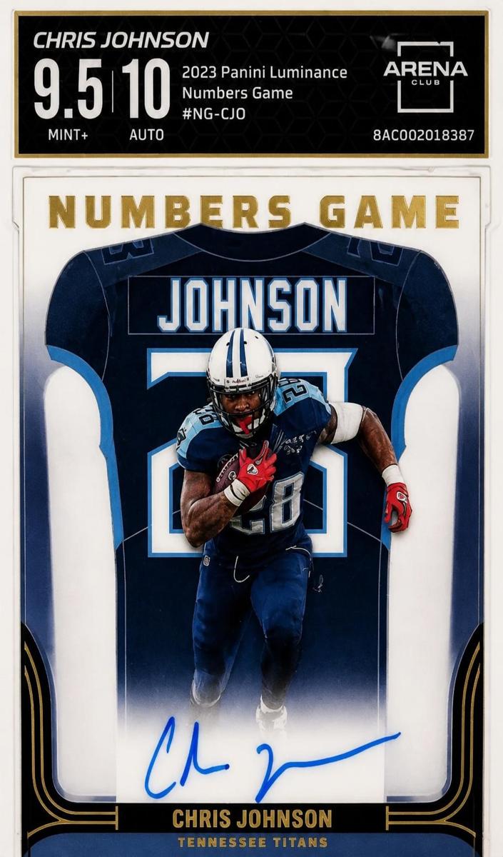 2023 Panini Luminance Football Chris Johnson #NG-CJO SGC 9.5