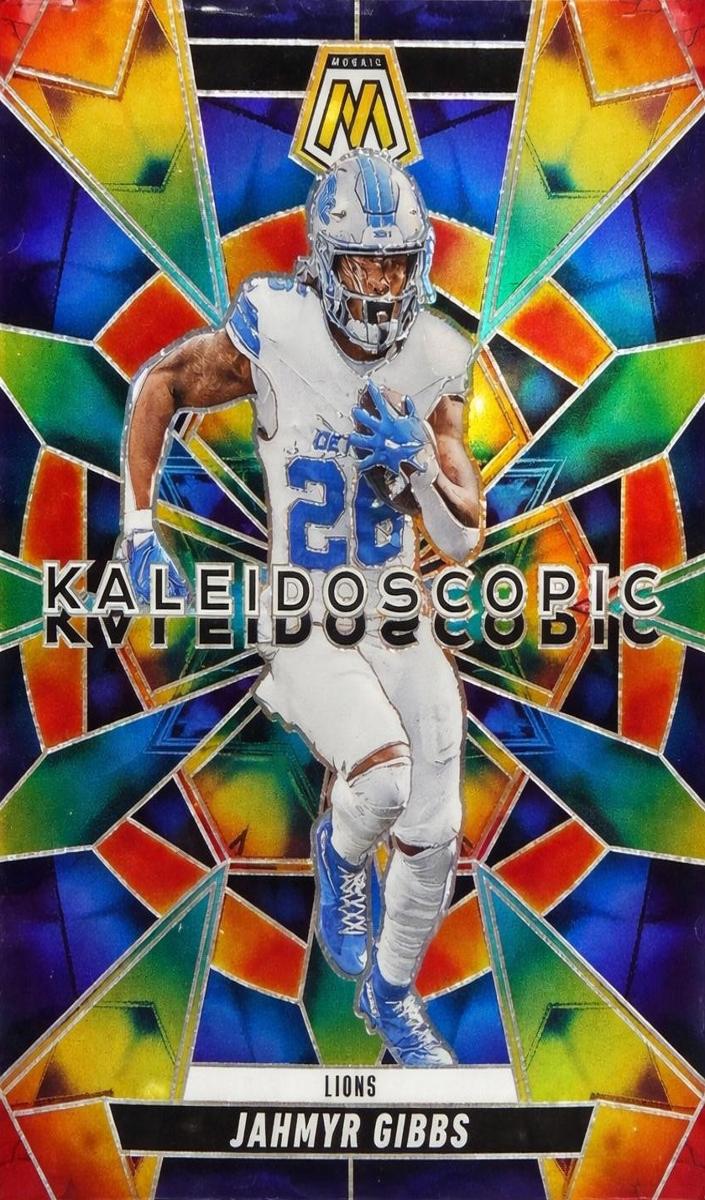 2025 Panini Mosaic Football Jahmyr Gibbs #4 PSA 9