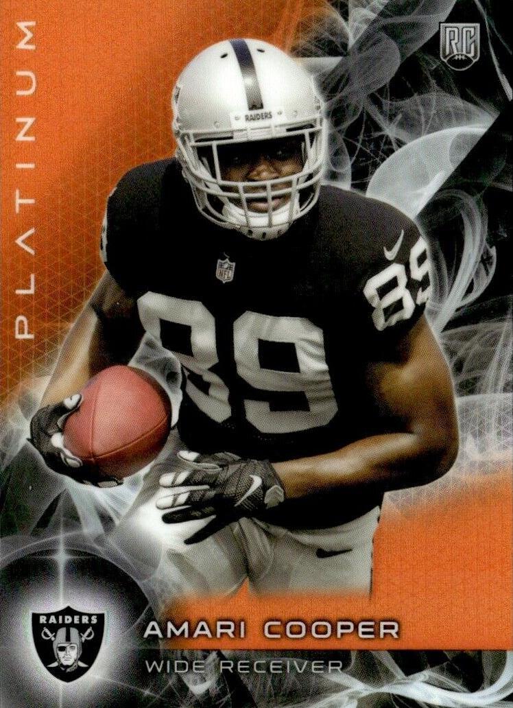 2015 Topps Platinum Football Amari Cooper #114 PSA 9