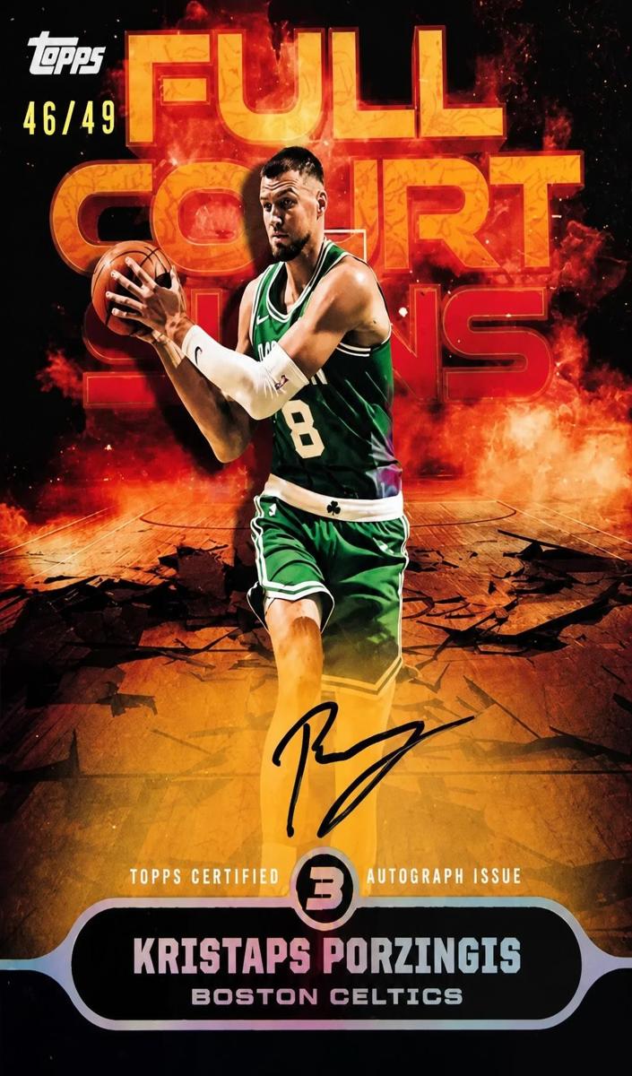 2025 Topps Three Basketball Kristaps Porzingis #FS-KP