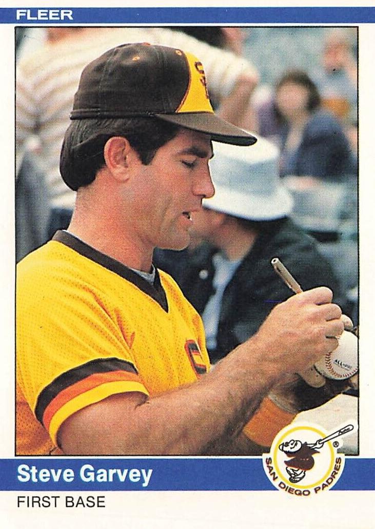 1984 Fleer Baseball Steve Garvey #300