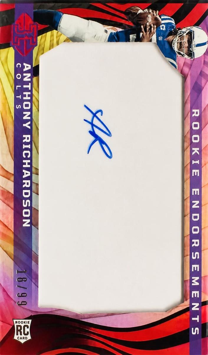2023 Panini Illusions Football Red Anthony Richardson #RE-ARN