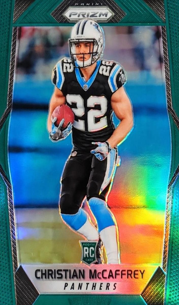 2017 Panini Prizm Football Green Christian McCaffrey #249