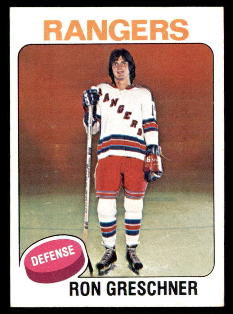 1975 Topps Hockey Ron Greschner #146 PSA 9