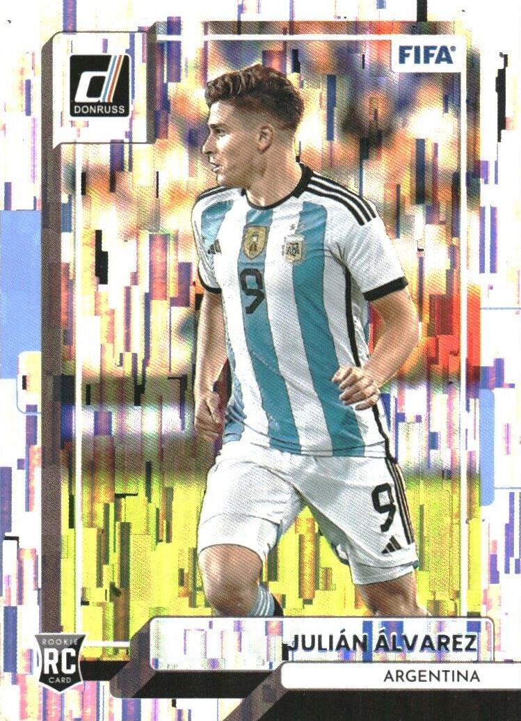 2022 Panini Donruss Soccer Silver Julian Alvarez #8 PSA 9