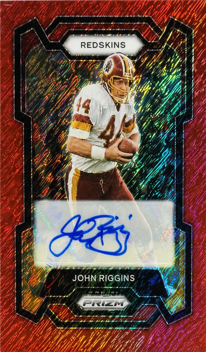2023 Panini Prizm Football Red Shimmer John Riggins #297 PSA 9