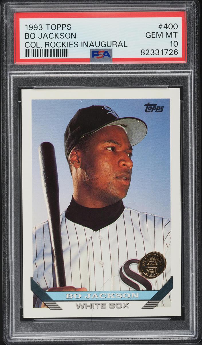 1993 Topps Baseball Colorado Rockies Inaugural Bo Jackson #400 PSA 10
