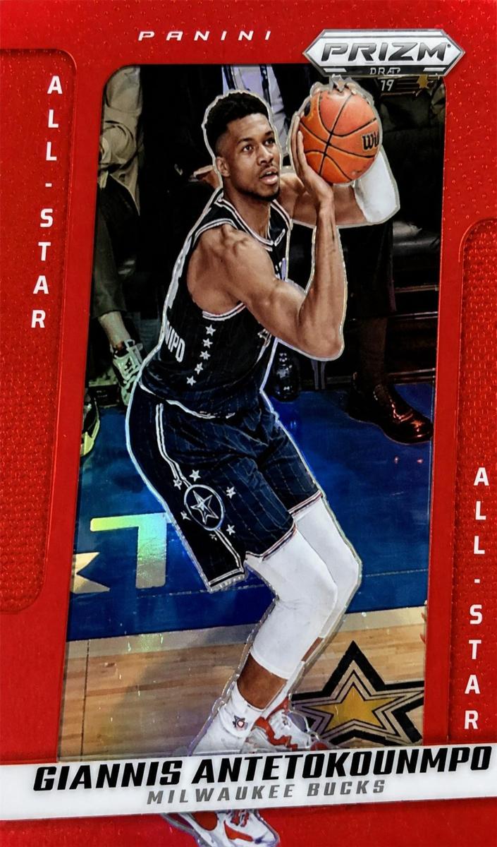 2024 Panini Prizm Deca Basketball Red Giannis Antetokounmpo #243