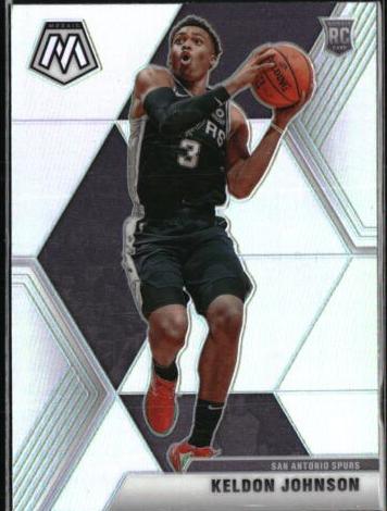 2019 Panini Mosaic Basketball Silver Keldon Johnson #238 PSA 9