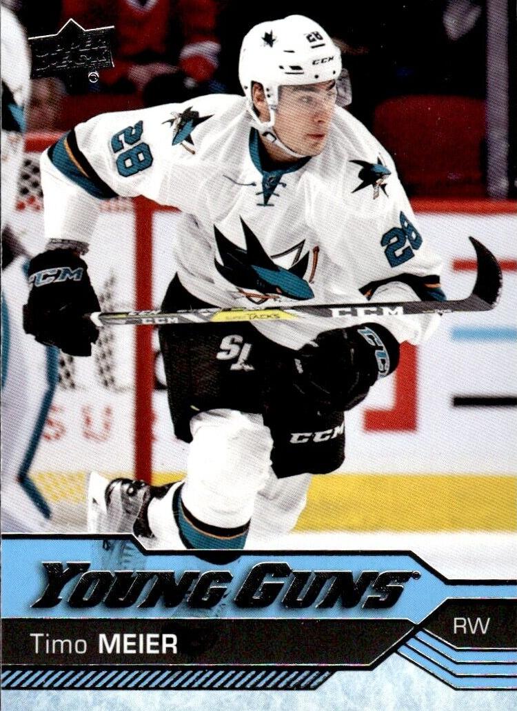 2016 Upper Deck Hockey Timo Meier #479