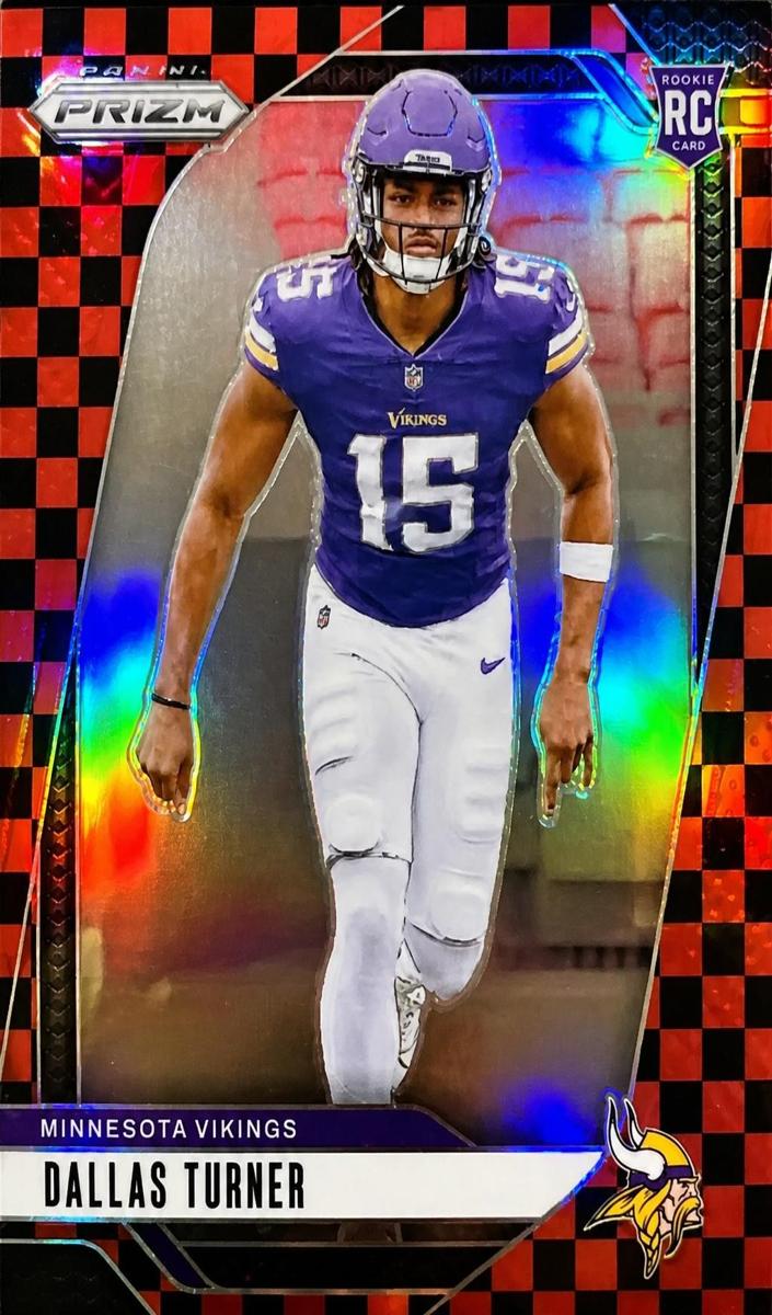 2024 Panini Prizm Football Red Dallas Turner #324 PSA 9