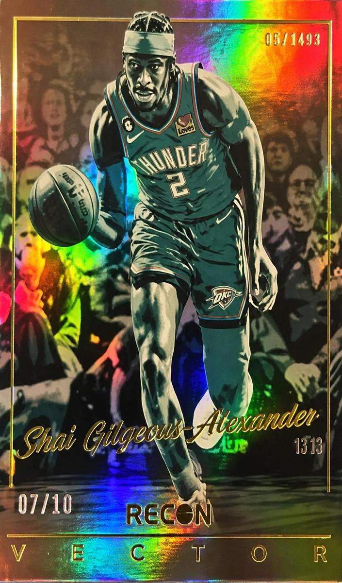 2022 Panini Recon Basketball Gold Shai Gilgeous-Alexander #16