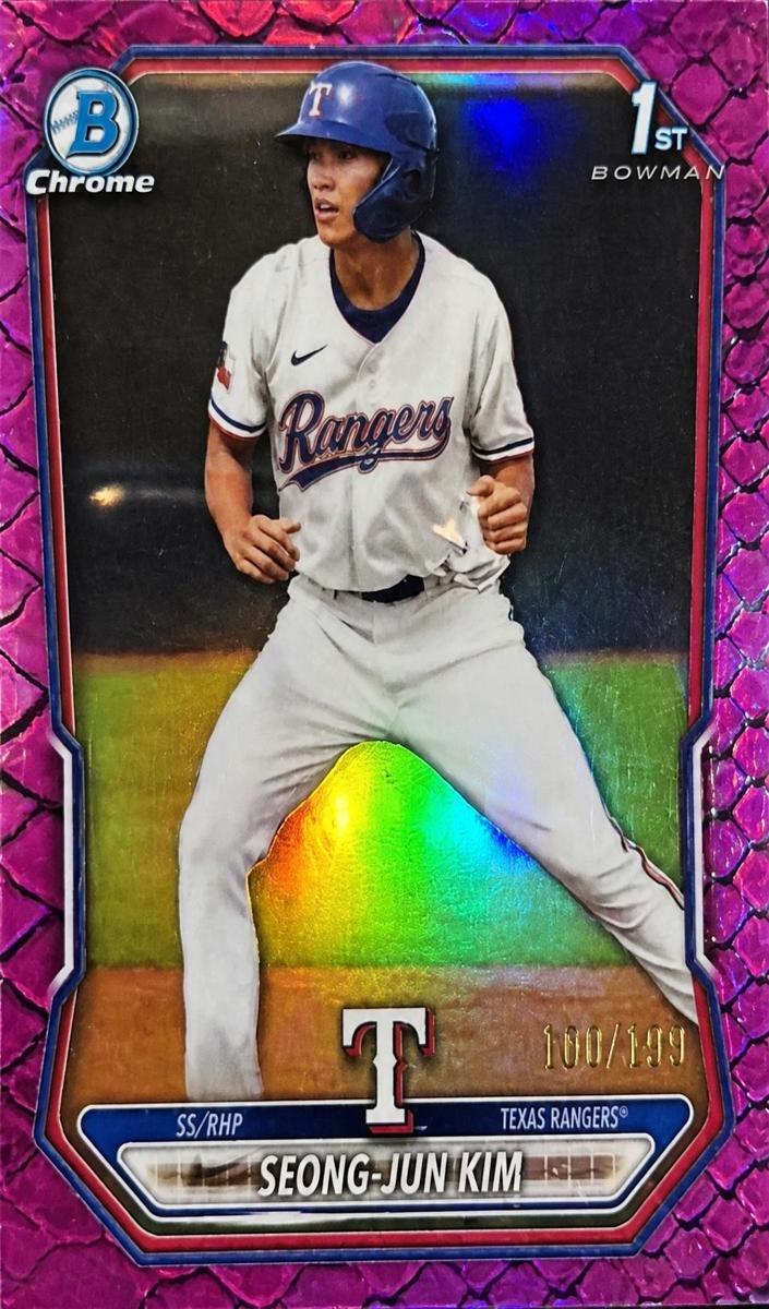 2026 Bowman Baseball Reptilian Fuchsia Refractor Seong-Jun Kim #BCP-45