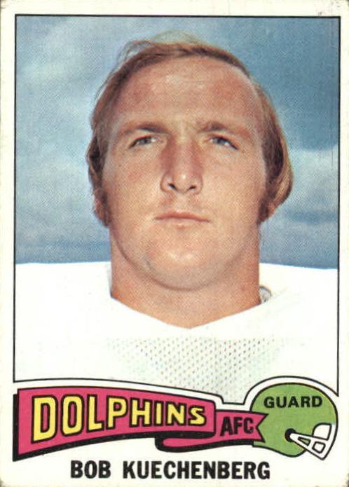 1975 Topps Football Bob Kuechenberg #262 PSA 9