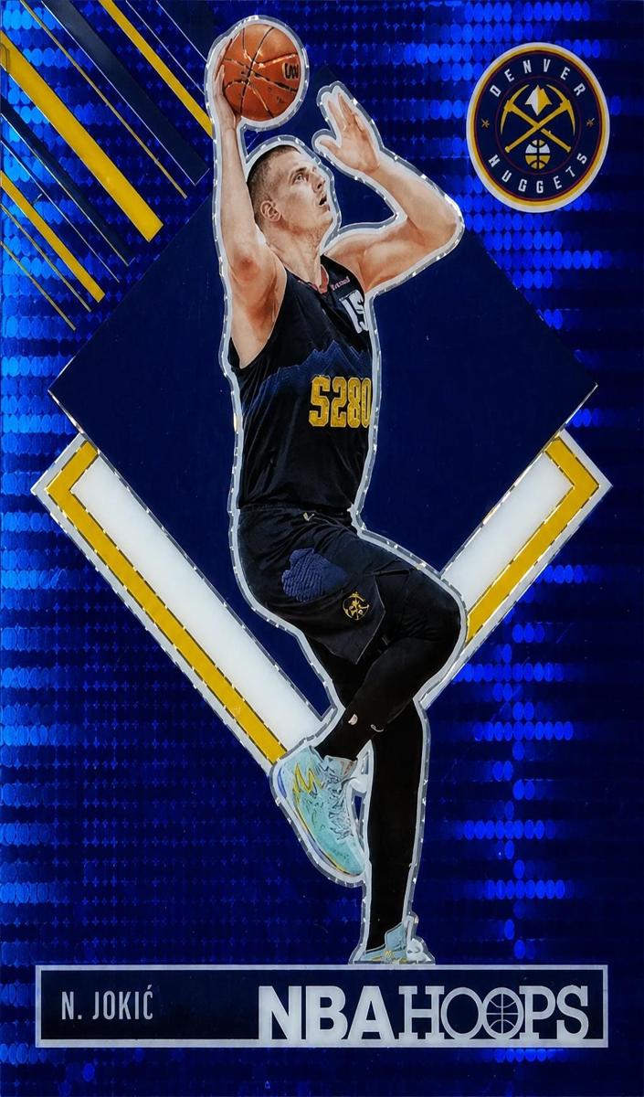 2024 Panini Hoops Basketball Premium Blue Pulsar Nikola Jokic #284