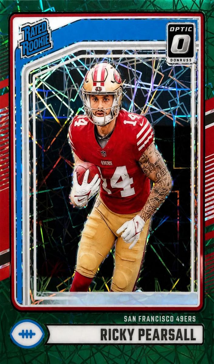 2024 Panini Donruss Football Green Velocity Ricky Pearsall #318