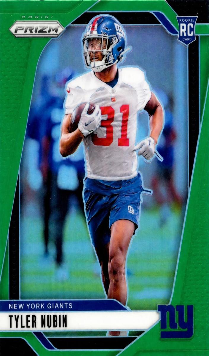 2024 Panini Prizm Football Green Tyler Nubin #395