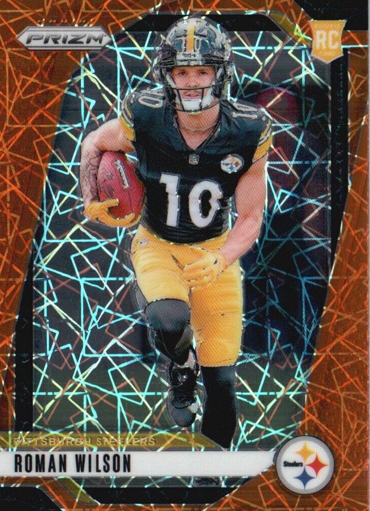 2024 Panini Prizm Football Lazer Roman Wilson #384