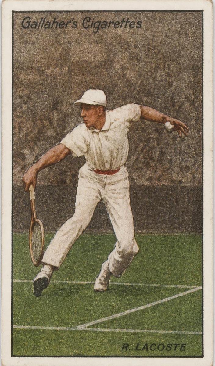 1928 Gallaher Ltd. Lawn Tennis Celebrities Tennis Jean Rene Lacoste #39 PSA 8