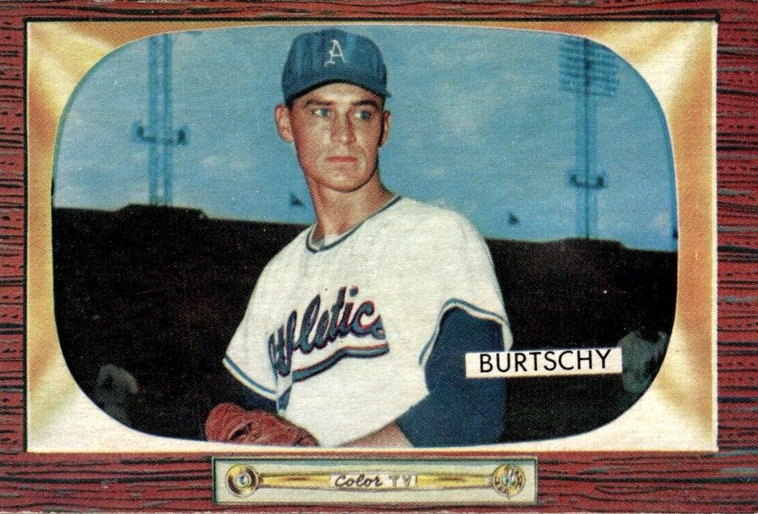1955 Bowman Baseball Ed Burtschy #120 PSA 6.5