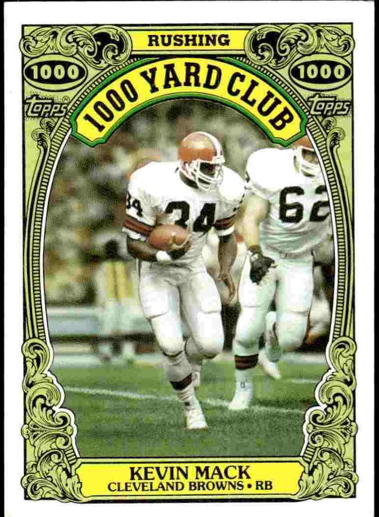 1986 Topps Football Kevin Mack #19 PSA 10
