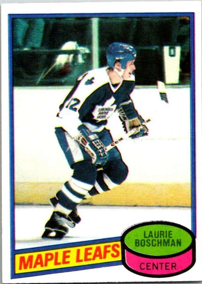 1980 Topps Hockey Laurie Boschman #179 PSA 9