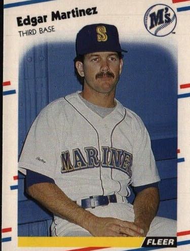 1988 Fleer Glossy Baseball Edgar Martinez #378 PSA 10