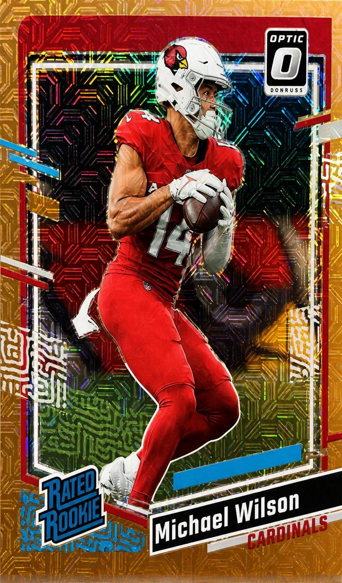 2023 Donruss Optic Football Bronze Mojo Michael Wilson #204 PSA 10