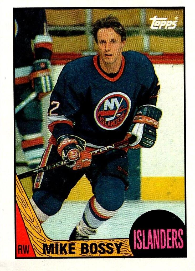 1987 Topps Hockey Mike Bossy #105